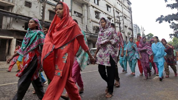Bangladesh garment factory workers. There are fears that further attacks could seriously damage the industry