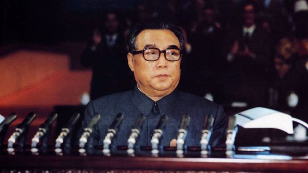 There were unsubstantiated rumours when Kim Jong-un took power, that he had gained weight or even had plastic surgery to better resemble his revered grandfather, the founder of North Korea, Kim Il-sung, shown here