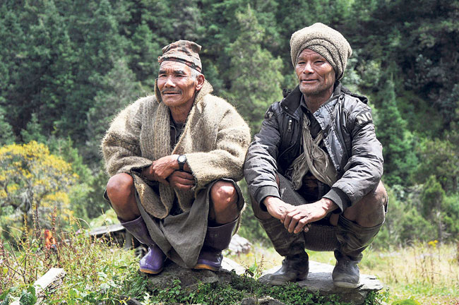 Local people of Narchaing VDC, Myagdi.