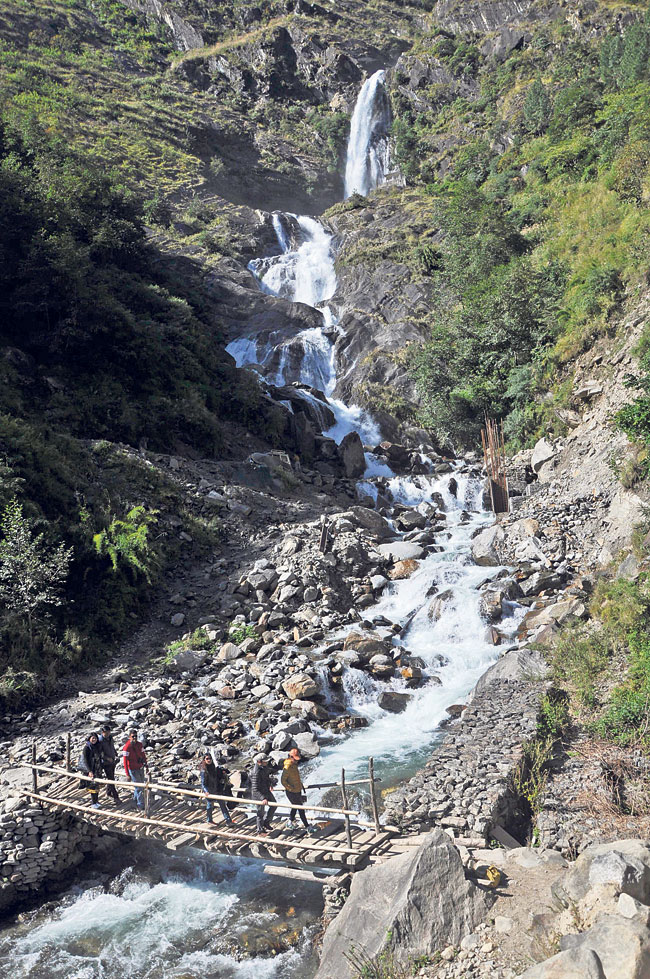 Rupsey Waterfalls is one of the most beautiful waterfalls located in Myagdi district.