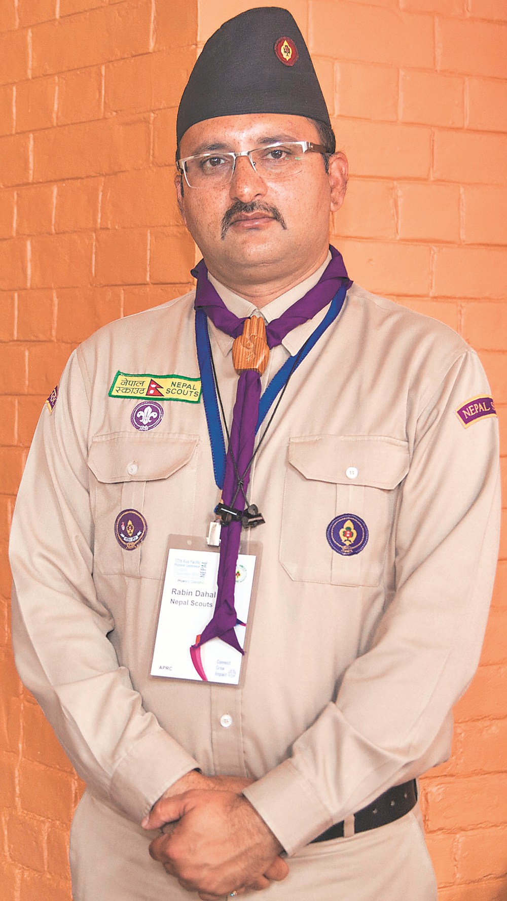 Rabin Dahal, Chief Commissioner, Nepal Scouts