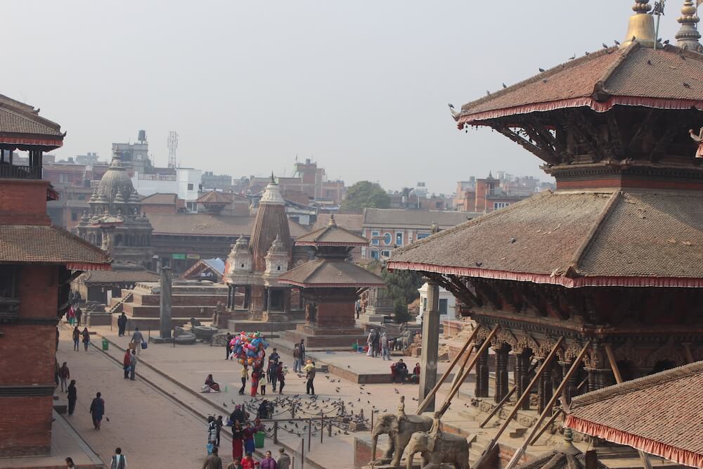 Kathmanduâ€™s iconic Darbar Square was built during the Malla dynasty in the 15th century [Saif Khalid/Al Jazeera]
