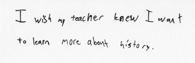 I wish my teacher knew 9