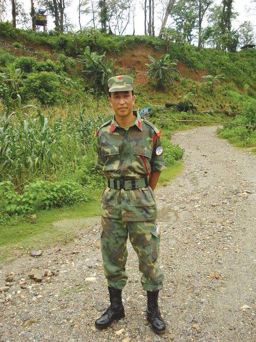 Dong at a UN-supervised camp in Shaktikhor in 2009.