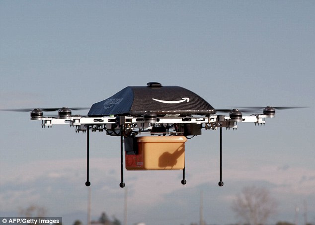 Amazon is exploring a number of ways to improve and automate its deliveries, including trialing drones to deliver parcels by air