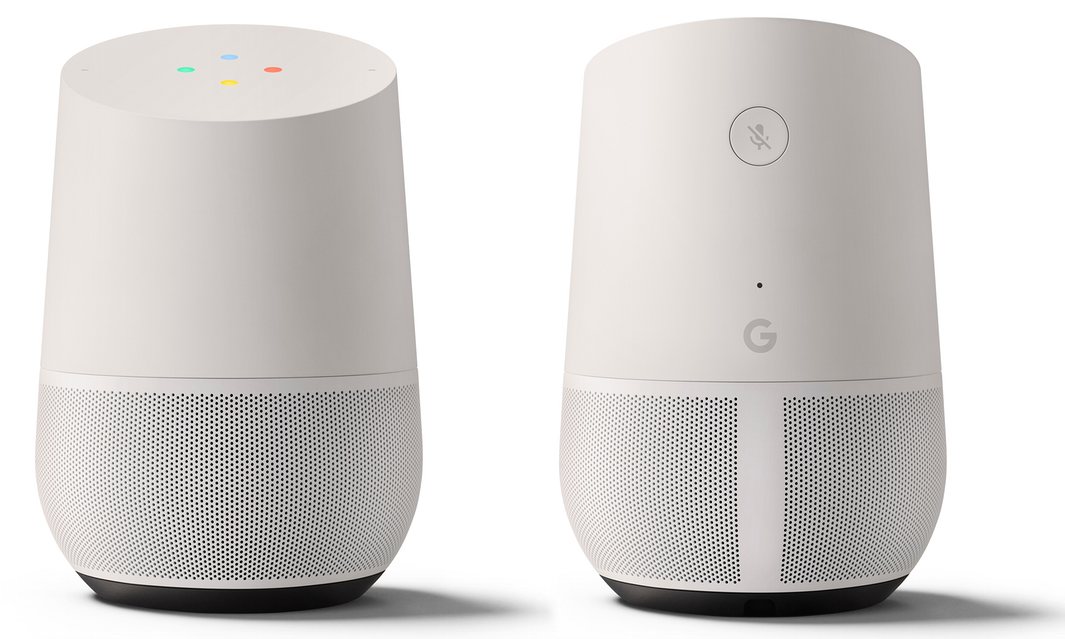 Googleâ€™s new Home voice-controlled speaker. Photograph: Google