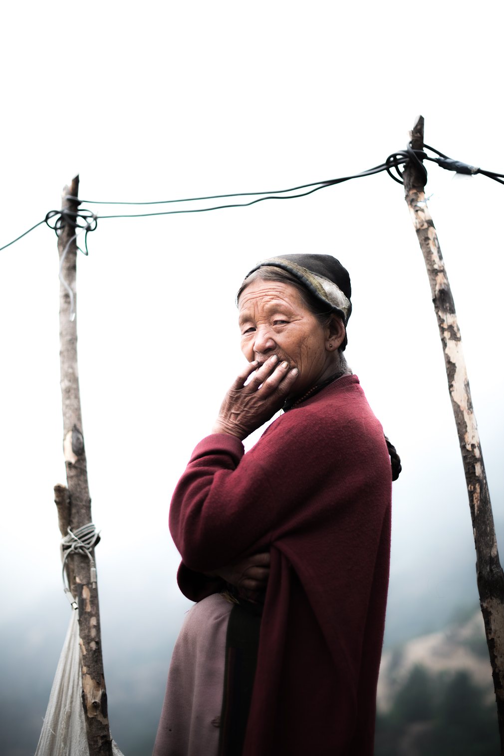 Like many others in the Langtang valley, Nyima Gyalmu Tamang from Bhanjyangaon has been living in temporary structures made of tarpaulin, corrugated iron and plastic sheets. She has no income and â€“ as a widow who owns no land â€“ she is ineligible for government support