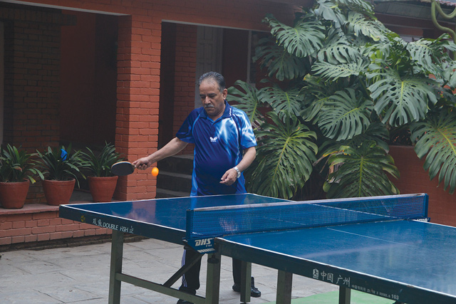 During his second tenure as Prime Minister, Pushpa Kamal Dahal wakes up every day at 5:30 AM and plays table tennis before meeting people in Baluwatar. 