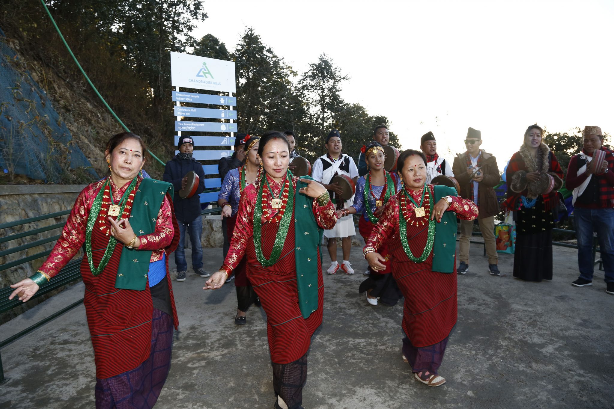 Chandragiri Cabal car officialy launching ceremony at Chandragiri Hill, Kathmandu on Thursday. POST PHOTO/PRAKASH CHANDRA TIMILSENA