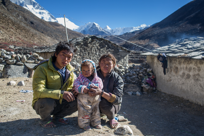 Ajit Rai and his wife Ranjita Rai work as labourers in Dengboche village between Imja glacier and Everest Base Camp. â€œLast year a small flash flood triggered from Lotse glacier that mixed with Imja rive. Although it only destroyed one bridge near Dengboche, it has made me to think more about the safety of my family,â€ said Ajit.