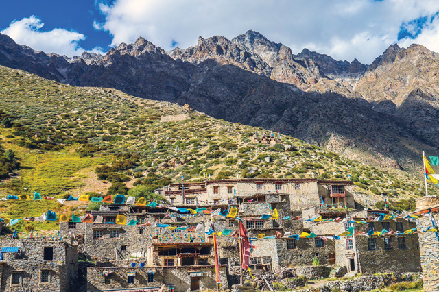 The village of Halji with its 1,000-year-old monastery is a hub for local culture and religion. There is no presence of the Nepali state here, and the locals have a form of self-governance. Halji is at 3,660m and it is a three-day walhttp://nepalitimes.com/news.php?id=16604 k from here to Simkot, but less than a day to the Chinese border.