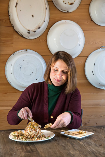 The chef Vivian Howard has included a recipe for a cheese ball in her book â€œDeep Run Roots: Stories and Recipes From My Corner of the South.â€ Credit Dillon Deaton for The New York Times