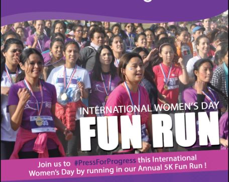 International Women’s Day 5 K Fun Run 2018- Glocal Khabar