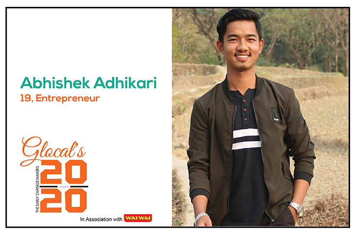 Abhishek Adhikari: A promising entrepreneur