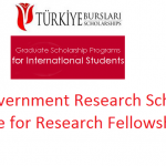 Apply for Turkish Government Research Fellowship Program